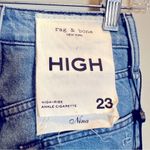 Rag and Bone Nina High Rise Ankle Cigarette Jeans Women's Size 23 Poppy NWT Photo 7