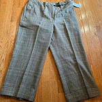 David N Taupe women's Linen pleated front Dress Capri Pants 14‎ brown vintages Tan Photo 0