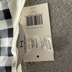 H by Halston  Checkered Bandana, One Size, Black/White Photo 4