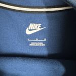 Nike  Womens L‎ Blue Rally Metallic Crewneck Tunic Sweater Sweatshirt Long Sleeve Photo 6