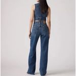 Levi's  Womens Ribcage Straight Jeans 31 High Rise Button Fly Blue Denim Classic Photo 1