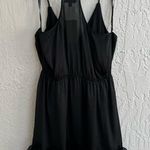 Agua black Spaghetti straps mini dress Large Photo 4