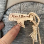 Hem & Thread NWT Quilted Gray Wrap Front Jacket/Sweater Pockets Size Medium Photo 9