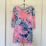 Lilly Pulitzer Marlowe Boatneck Shirt Dress in Off Tropic Print Size XS Photo 3