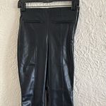 ZARA Black Faux Vegan Leather Leggings Skinny Pants XS Photo 1