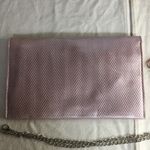 New Elegant Holiday Simmery Purse/Handbag Light Pink/Silver Size 6.5”x10.5” Pink Photo 5
