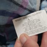 Vintage America Roll Tab Button Down Plaid Shirt Size Large Photo 7