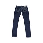 True Religion Skinny Flap Naturaline Big T Jeans Dark Wash Blue Slim Low Rise Photo 1