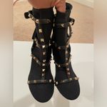 Valentino Garavani Black leather Rockstud Sock Ankle booties EU 39.5 Photo 11