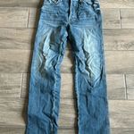 MOTHER Denim  high waisted double hiker skimp jeans in love bombs Photo 0