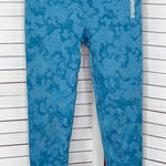 Gymshark  Adapt Seamless High Rise‎ Ankle Leggings Blue Camo Small Photo 0