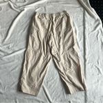 DAILY PRACTICE STRAIGHT LEG ANKLE PANTS ZIPPER ANTHROPOLOGIE White Size M Photo 3