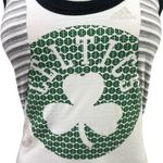 Adidas x NBA Boston Celtics White Gray Striped Racerback Basketball Tank Top S Photo 2