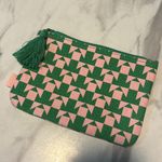 Ipsy  Bright Pink & Green Pattern Zipper Pouch Photo 3