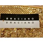 Vintage 1980s Braciano Gold Mesh Bag Clutch/ Shoulder Bag 1980s Mob Wife Photo 5
