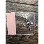 James Avery RETIRED DOUBLE BANDED RAYS OF HOPE GARNET CROSS PENDANT Photo 4