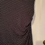 Loft Ann Taylor  Black and White Fitted, Ruched Dress, size SP Photo 1