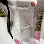 Shade & Shore  White Ruched Purple‎ Floral Bikini Top 38 D. Photo 8