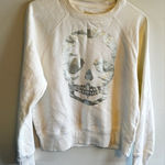 Zadig & Voltaire ‎ Silver Skull Pullover Sweatshirt oversized flaws Photo 0