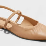 A New Day New  Women’s Vada Slingback Ballet Style Flats Tan Balletcore 11 NWT Photo 0