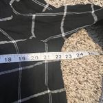 Madewell Black White Grid Button Front Long Sleeve Shirt Dress Size M Photo 3