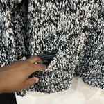 Vintage Street Scenes Acrylic Button Up Popcorn Cardigan Sweater Size L Black Size L Photo 2