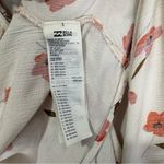 Billabong White & Orange Floral Kimono Cardigan Women’s Size Medium Coastal Boho Photo 4