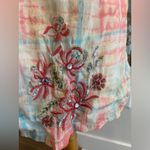 Soft Surroundings  Floral Patchwork Button-Up Shirt Photo 2