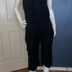 Urban behavior strapless jumpsuit capris black size medium pockets romper casual Photo 2