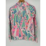Lilly Pulitzer Out To Sea Skipper Popover Half Zip Sailboat Sweatshirt Small Photo 6