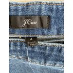 J.Crew NWOT  Button Down Double Breasted Belted Denim Trench Dress Pockets Size 4 Photo 5