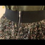 Floral Tiered Exposed wide band waistband Mini Skirt Green Size M Photo 1