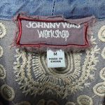 Johnny Was  Workshop Womens M Antonia Denim Kimono Jacket Embroidered Blue Boho Photo 12