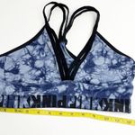 PINK - Victoria's Secret PINK VICTORIA’S SECRET Blue Marled Strappy Yoga Push Up Bralette, Size XS Photo 4
