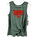 ALBION FIT Albion Kale Knot Crop Tank Top Run Graphic Activewear Athletic Green Small NWT Photo 1