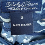 Lucky Brand Luck Brand women's size small floral sleeveless navy blue romper Photo 2