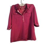 Adidas  ClimaLite womens short sleeve golf shirt Large L purple Photo 0