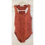 Zenana  Mineral Wash Racerback Tank Bodysuit Photo 1