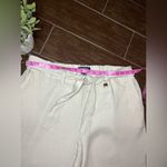 Ellen Tracy  natural 100% Linen pants sz XL Photo 4