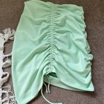 ZARA Mint green Ruched skirt Photo 1