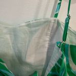 Lilly Pulitzer McCallum Finders Keepers Top Size 0 Blue Green Zip Tie Back Photo 5