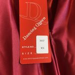 Dancing Queen  NEW XS Spaghetti Straps Burgundy Lace Bodice Short Dress w/pocket Photo 9