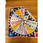 Kate Spade New York Spin the Wheel Fortune Silk Scarf Lucky Dice Design Pink Photo 1