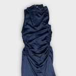 Parker NEW  The Ayla Ruched Satin Midi Dress Size 10 Photo 4