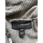 Lane Bryant Gray Women Size 14/16 Open Front Cardigan Lightweight Pockets NWT Photo 2