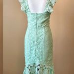 LENA | Green Trumpet Lace Fly Away With Me Maxi Dress Sz M Size M Photo 0