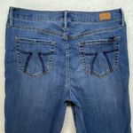 Seven 7 Jeans Womens 10 Tower Straight Crop Blue Jeans Dark Wash Photo 13