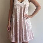 AQUA baby pink nwt dress velvet Photo 4