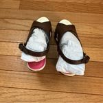 Lilly Pulitzer  Callie Wedge Leather Brazilian Brown Womens 7 New Photo 2