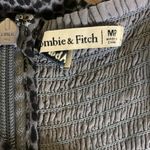 Abercrombie & Fitch Abercrombie Elbow Sleeve Midi Dress Blue Black Animal Print Women Medium Petite Photo 4